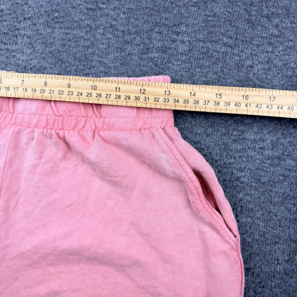 Zara Women's‎ M Medium Pink High Waisted Sweat Shorts